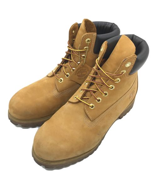 Timberland（ティンバーランド）Timberland (ティンバーランド) 6インチプレミアムブーツ ウォータープルーフ ヌバック　6inch PREMIUM WP BOOT 10061 WHEAT ブラウン サイズ:8.5の古着・服飾アイテム