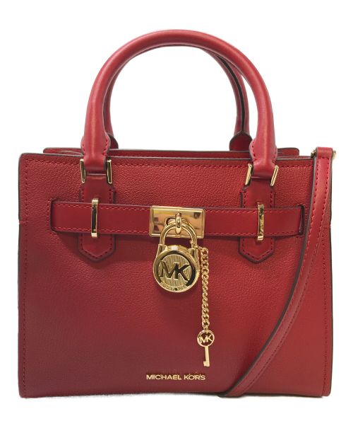 MICHAEL KORS（マイケルコース）MICHAEL KORS (マイケルコース) 2WAYバッグ レッド サイズ:実寸参照の古着・服飾アイテム