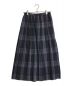 AURALEE（オーラリー）の古着「チェックプリーツスカート/SUPER LIGHT WOOL CHECK PLEATED SKIRT」｜ネイビー