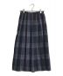 AURALEE (オーラリー) チェックプリーツスカート/SUPER LIGHT WOOL CHECK PLEATED SKIRT ネイビー サイズ:1：6000円