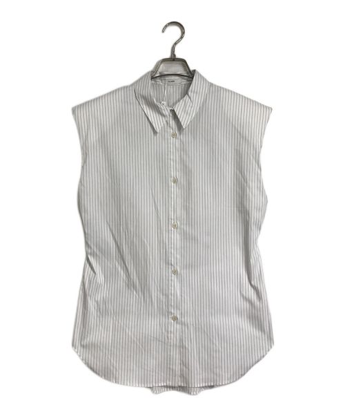 CLANE（クラネ）CLANE (クラネ) CLANE　　SHOULDER PADDED SHIRT ホワイト サイズ:M 未使用品の古着・服飾アイテム