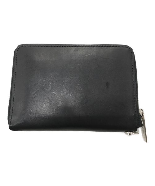 Yohji Yamamoto pour homme（ヨウジヤマモト プールオム）Yohji Yamamoto POUR HOMME (ヨウジヤマモト プールオム) 2つ折り財布/FASTENER WALLET S ブラック サイズ:実寸参照の古着・服飾アイテム