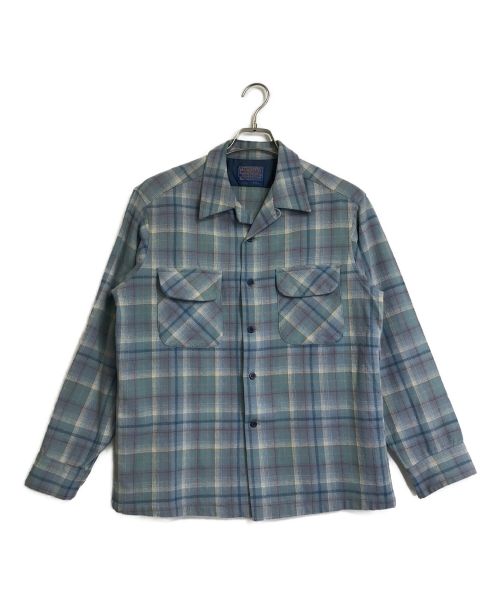 PENDLETON（ペンドルトン）PENDLETON (ペンドルトン) チェックネルシャツ ブルー サイズ:Lの古着・服飾アイテム