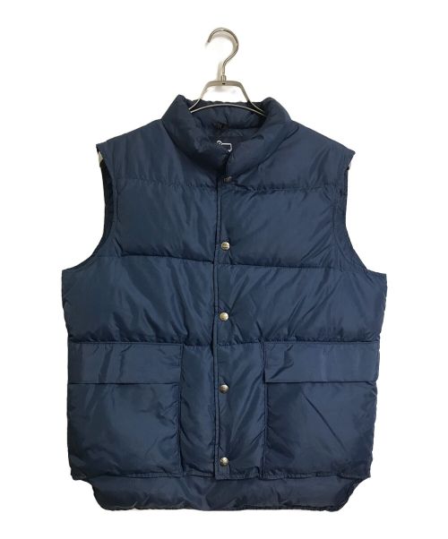 WOOLRICH（ウールリッチ）WOOLRICH (ウールリッチ) 【古着】ダウンベスト　USA製 80’ｓ　80年代 ブルー サイズ:実寸参照の古着・服飾アイテム