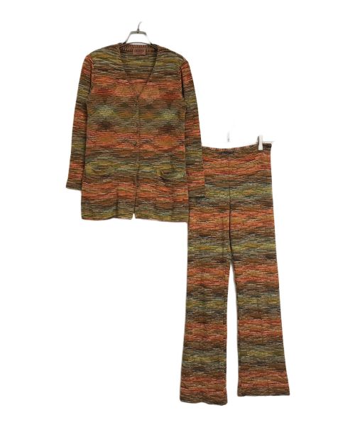 missoni（ミッソーニ）missoni (ミッソーニ) セットアップ オレンジ サイズ:42の古着・服飾アイテム