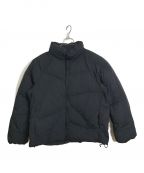 jiedaジエダ）の古着「RANDOM PUFFER JACKET アシンメトリーダウンジャケット　アウター」｜ブラック