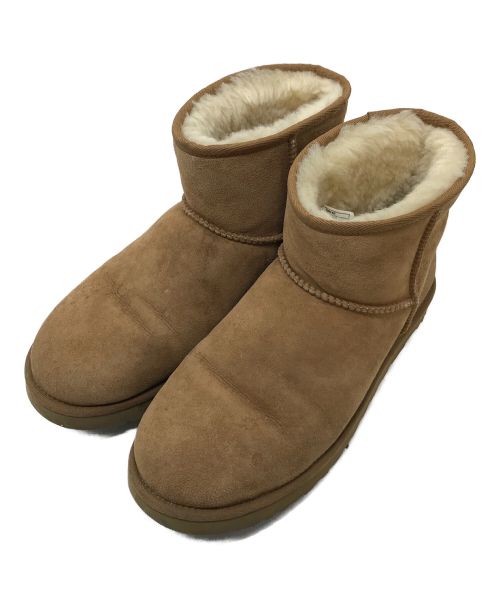 UGG（アグ）UGG (アグ) Classic Miniムートンブーツ　UGG  もこもこブーツ　ブラウン ブラウン サイズ:27の古着・服飾アイテム