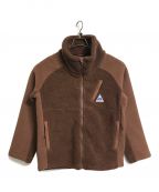 Cape HEIGHTSケープハイツ）の古着「BREAKHEART FLEECE Jacket ブレイクハート　フリースジャケット　ボアジャケット」｜ブラウン