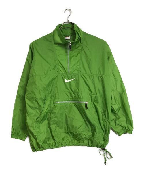 NIKE（ナイキ）NIKE (ナイキ) 90’Sプルオーバーナイロンジャケット グリーン サイズ:Lの古着・服飾アイテム