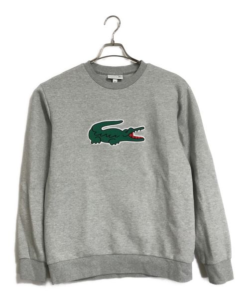 LACOSTE（ラコステ）LACOSTE (ラコステ) アイコンスウェット/Crew Sweat グレー サイズ:Mの古着・服飾アイテム