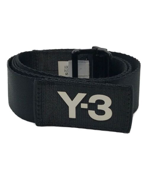 Y-3（ワイスリー）Y-3 (ワイスリー) Y-3 CLASSIC LOGO BELT ブラック　ベルト ブラック サイズ:L（130cm）の古着・服飾アイテム