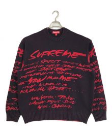 SUPREME（シュプリーム）の古着「24SS Futura Sweater フューチュラセーター　ニット」｜パープル