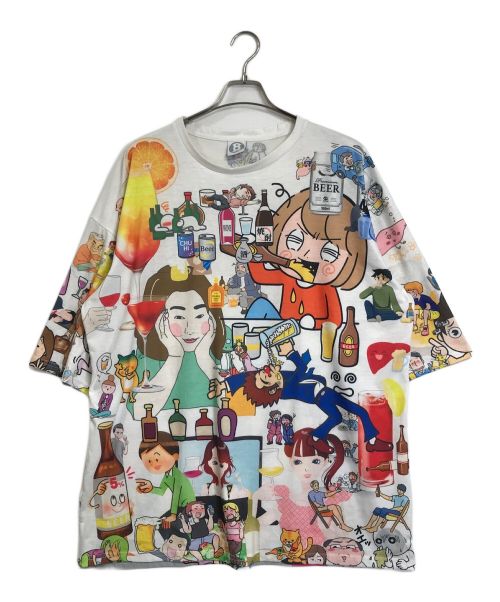 KIM LAUGHTON（キムラウトン）KIM LAUGHTON (キムラウトン) DRUNK CLIPART SHIRT マルチカラー サイズ:FREEの古着・服飾アイテム