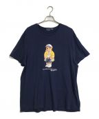 POLO RALPH LAURENポロ・ラルフローレン）の古着「POLO RALPH LAUREN　　US-93ポロベアーＴシャツ」｜ネイビー