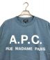 A.P.C. (アーペーセー) A.P.C.　　プリントTシャツ　ブルー ブルー サイズ:L：4480円