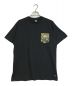 stussy（ステューシー）の古着「stussy　　FRAGMENT DESIGN　　ポケットTシャツ」｜ブラック