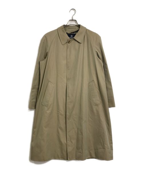 Aquascutum（アクアスキュータム）Aquascutum (アクアスキュータム) ステンカラーコート　ロングコート ベージュ サイズ:38の古着・服飾アイテム