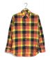 INDIVIDUALIZED SHIRTS（インディビジュアライズドシャツ）の古着「INDIVIDUALIZED SHIRTS　　ボタンダウンシャツ　　	SIZE 15/32」｜オレンジ