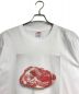 united athle (ユナイテッドアスレ) 高岡周策 (高岡周策) 　united athle　6.2oz. Premium T-shirt /BEEF Tシャツ　　高岡周策コラボ レッド×ホワイト サイズ:XL：4480円