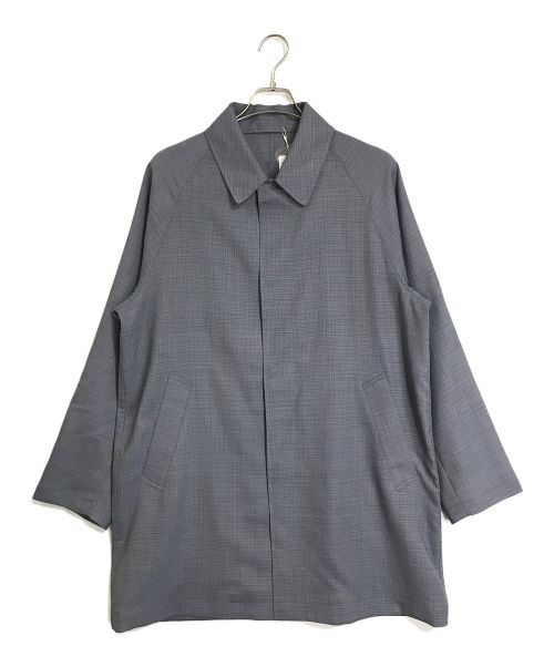 green label relaxing（グリーンレーベルリラクシング）green label relaxing (グリーンレーベルリラクシング) T/W ステンカラー コート グレー サイズ:Lの古着・服飾アイテム