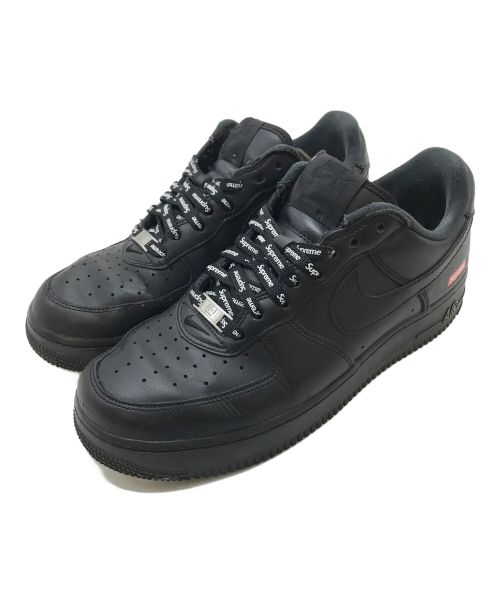 NIKE（ナイキ）NIKE (ナイキ) SUPREME (シュプリーム) AIR FORCE 1 LOW（エアフォース1）NIKE ナイキ　SUPREME　シュプリーム　ブラック　27cm ブラック サイズ:27の古着・服飾アイテム