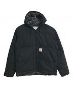 CarHarttカーハート）の古着「BROOKE JACKETBROOKE JACKET 中綿ダック地ジャケット　ダックジャケット」｜ブラック