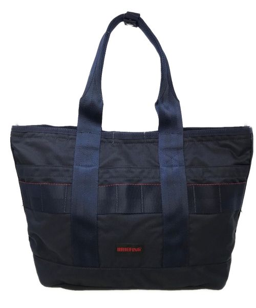 BRIEFING（ブリーフィング）BRIEFING (ブリーフィング) BRIEFING　　トートバッグ/DISCRETE TOTE SM MW GENII  大容量収納 ネイビー サイズ:実寸参照の古着・服飾アイテム