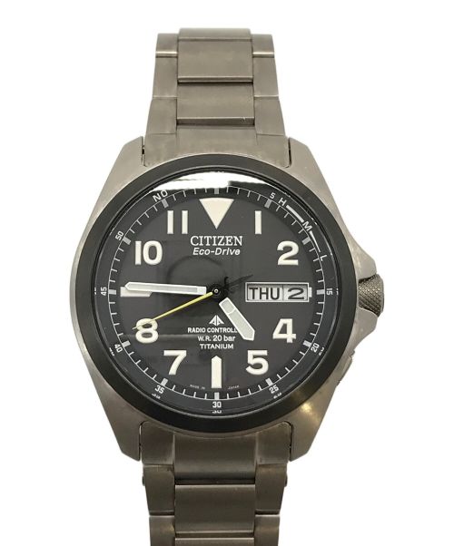 CITIZEN（シチズン）CITIZEN (シチズン) CITIZEN　腕時計　　H100-S074304   電波ソーラー ブラック サイズ:実寸参照の古着・服飾アイテム