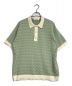 MONKEY TIME（モンキータイム）の古着「MONKEY TIME　　COTTON RETRO JACQUARD PL/ポロシャツ　　8318-117-0067」｜グリーン