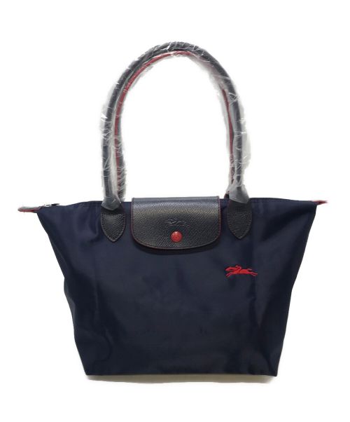 LONGCHAMP（ロンシャン）LONGCHAMP (ロンシャン) LONGCHAMP　舟形トートバッグ　L2605619556 ネイビー サイズ:実寸参照の古着・服飾アイテム