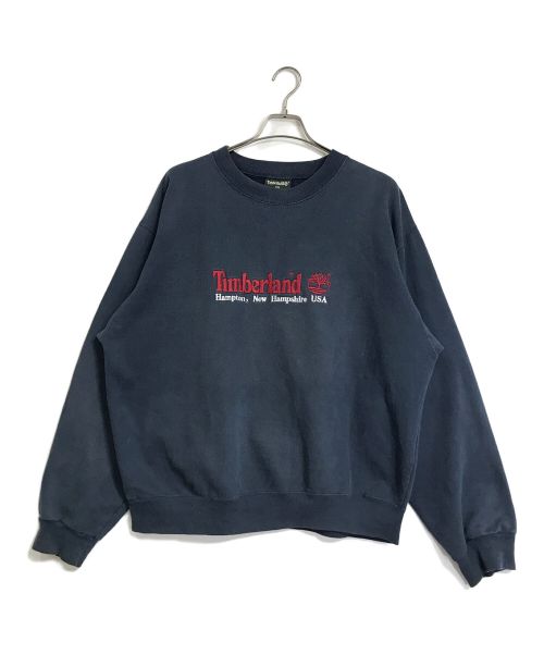 Timberland（ティンバーランド）Timberland (ティンバーランド) Timberland　刺繍スウェット　 ネイビー サイズ:XXLの古着・服飾アイテム