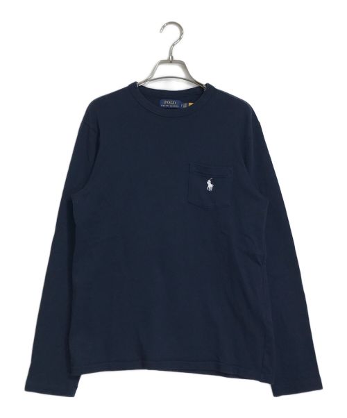 POLO RALPH LAUREN（ポロ・ラルフローレン）POLO RALPH LAUREN (ポロ・ラルフローレン) POLO RALPH LAUREN　ポケットカットソー　ラルフローレン ネイビー サイズ:Sの古着・服飾アイテム