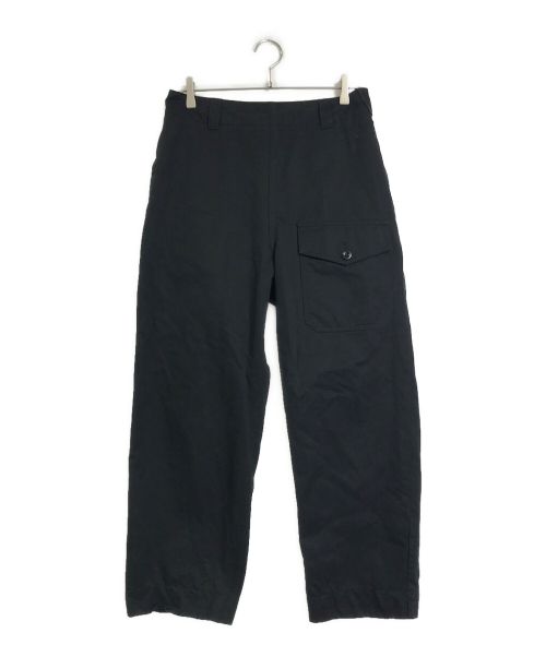 MHL（エムエイチエル）MHL (エムエイチエル) MHL　　SANFORISED COTTON DRILL PANTS  595-3243503 ブラック サイズ:Lの古着・服飾アイテム