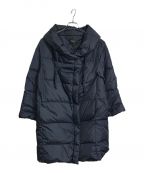 theoryセオリー）の古着「ショールカラーダウンコート FEATHER WEIGHT NYLON2/ OTS LONG PUFFER J」｜ネイビー