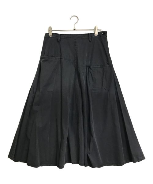 Y's（ワイズ）Y's (ワイズ) フレアスカート　ロングスカート ブラック サイズ:1の古着・服飾アイテム