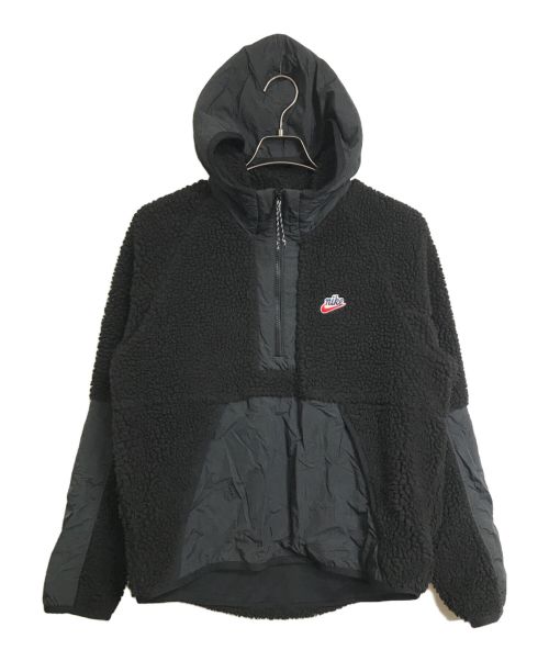 NIKE（ナイキ）NIKE (ナイキ) SHERPA HOODIE フリースジャケット ブラック サイズ:Mの古着・服飾アイテム