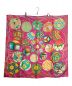 HERMES (エルメス) シルクスカーフ　カレ90 ピンク　手鞠の宇宙 ピンク サイズ:実寸参照：30000円