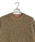 Supreme (シュプリーム) 21AWスモールボックスロゴメランジニットセーター/Melange Rib Knit Sweater/SMALL BOX LOGO ベージュ サイズ:S：17000円