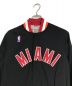 MITCHELL & NESS (ミッチェルアンドネス) マイアミヒートジャケット　MIA NBA レッド×ブラック サイズ:S：9000円