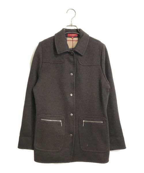 BURBERRY LONDON（バーバリーロンドン）BURBERRY LONDON (バーバリーロンドン) ウールジャケット ブラウン サイズ:40の古着・服飾アイテム