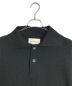 MAISON SPECIAL High Twist Amunzen Dress-Over Knit Polo Shirt  MAISON  SPECIAL メゾンスペシャル 長袖ポロシャツ　ブラック　Mサイズ　 ブラック サイズ:1：6000円