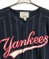 MLB MIRAGE (エムエルビー ミラージュ) 【古着】ベースボールシャツ　yankees MARTINEZ 90’ｓ　baseball shirt  半袖　S/S  old ネイビー サイズ:L：7000円