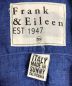 中古・古着 Frank&Eileen (フランクアンドアイリーン) リネンシャツ　長袖シャツ　麻　L/S Linen Shirt ブルー サイズ:XS：5000円