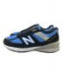 NEW BALANCE (ニューバランス) 990V5 US990MC5 スニーカー　NEW BALANCE ニューバランス ブラック×ブルー　27.5cm  ブラック×ブルー サイズ:27.5cm：14000円