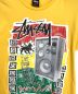 stussy (ステューシー) ラスタカラーT 　Tシャツ　イエロー　 イエロー サイズ:M：6000円