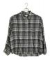 Graphpaper（グラフペーパー）の古着「チェックシャツ/Tencel Check Regular Collar Big Shirt　Graphpaper（グラフペーパー）」｜グレー