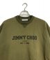 JIMMY CHOO (ジミーチュウ) JIMMY CHOO　ロゴスウェット/JC カレッジスウェット　　J000142171 オリーブ サイズ:M：11000円