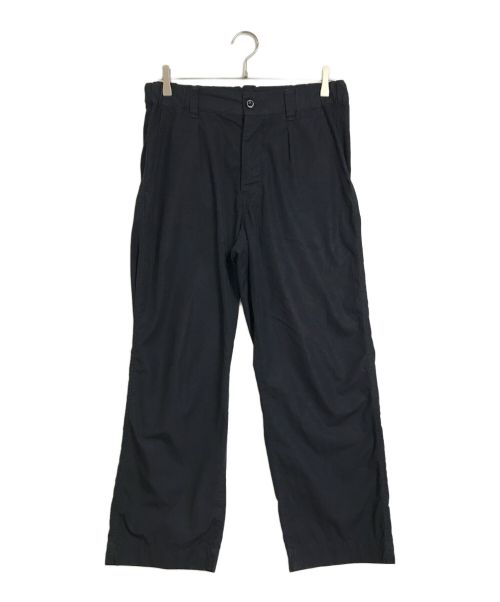 MHL（エムエイチエル）MHL (エムエイチエル) FINE COMPACT COTTON POPLIN TROUSERS /コットンパンツ　MHL（エムエイチエル）メンズ　SIZE　M ブラック サイズ:Mの古着・服飾アイテム