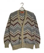 MISSONI UOMOミッソーニウオモ）の古着「missoni uomo　　マルチカラーコットンリネンカーディガン」｜マルチカラー