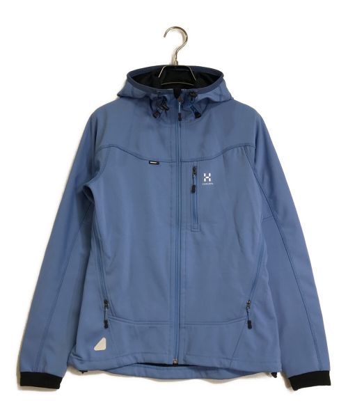 HAGLOFS（ホグロフス）HAGLOFS (ホグロフス) HAGLOFS　　WIND STOPPERフーデットジャケット スカイブルー サイズ:Sの古着・服飾アイテム